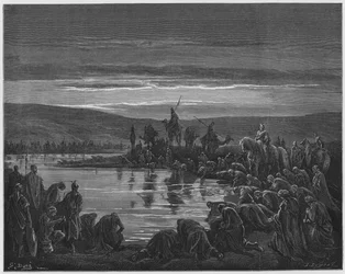 Gideon wählt seine Soldaten aus